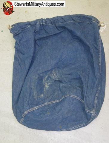  US WWII Blue Denim Laundry Bag — image 2