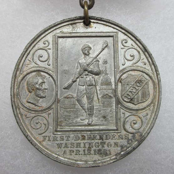  US, Post Civil War, Pennsylvania First Defender's Association Membership Badge — image 4