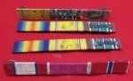 US WWII Ribbon Bar Lot, ETO Invasion Arrowhead Ribbon, DSM …