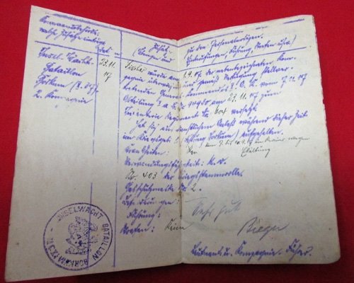  German WWI Militar Pass, Infantry Regt 70, 4 Kompagnie — image 5