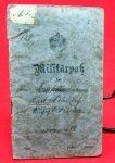 German WWI Militar Pass, Infantry Regt 70, 4 Kompagnie