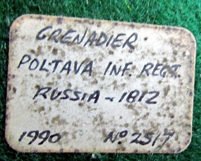  Toy Soldier, Russian Grenadier, Poltava Rgt 1812, Exquisite Painting — image 7