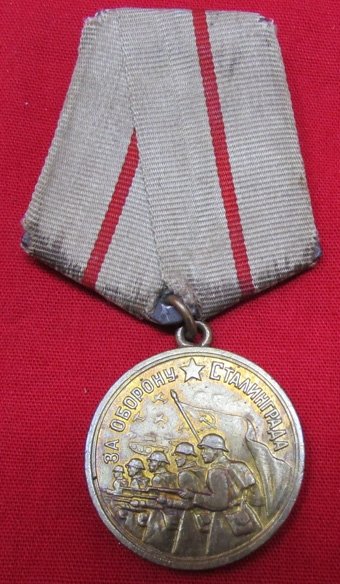  Soviet WWII Medal for the Defense of Stalingrad — image 2