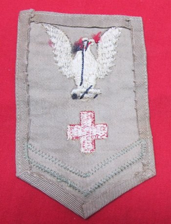  US WWII, US Navy/USMC, 3rd Class Pharmacist Mate Chevron — image 3