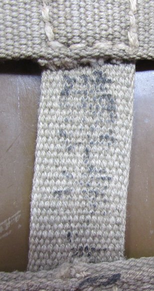  Japanese WWII Army Enlisted Canteen & Canvas Harness, Rubber Stopper — image 3