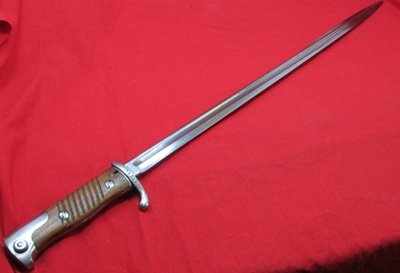  German Mfg, Peruvian M1909 Bayonet & Scabbard, Simson & Co — image 4