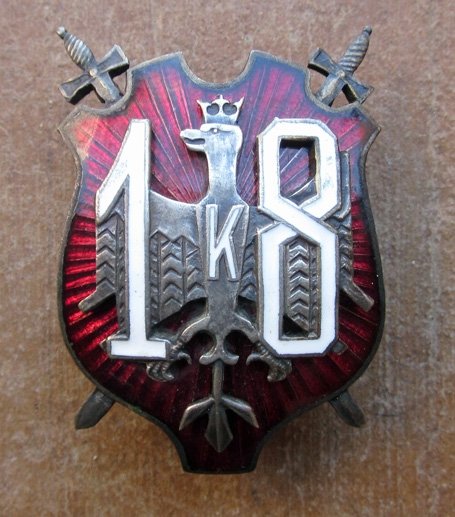  Polish 18th Infantry Division Badge, Panasuik Mfg. Collector Copy — image 2