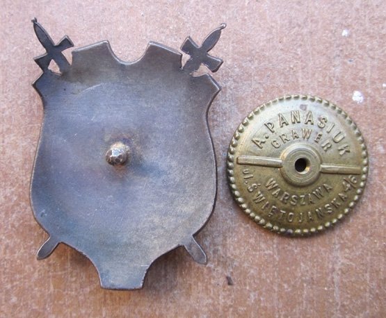  Polish 18th Infantry Division Badge, Panasuik Mfg. Collector Copy — image 3