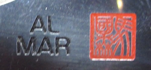  Japanese AL MAR, Seki-Japan, Locking Pocket Knife & Carrier — image 3