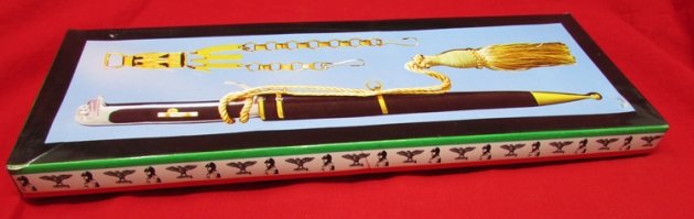  Italian WWII Pattern, Fascist Leaders Dagger & Box. REPLICA — image 10