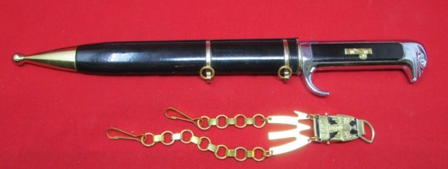  Italian WWII Pattern, Fascist Leaders Dagger & Box. REPLICA — image 6