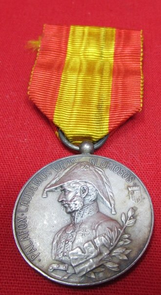  Spain, Siege of Saragossa Medal 1908, Silver — image 2