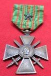 French WWI, Croix de Guerre, Bravery Medal, 1914-1918 Reverse