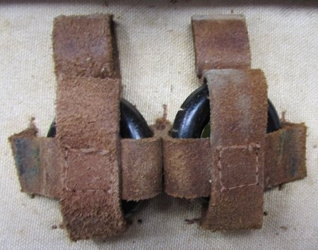  Japanese WWII Navy 7x10 Binoculars & Case with Carrying Strap — image 3