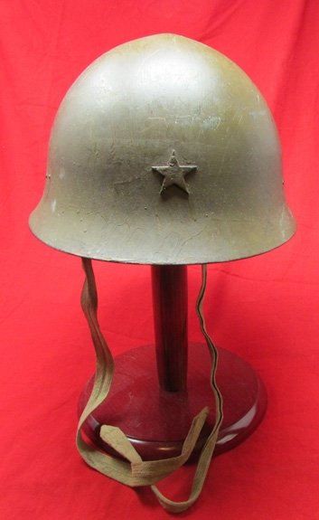  Japanese WWII Army Helmet, Complete — image 2