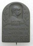 Austrian WWI Patriotic Hat Badge, FK Rgt 6