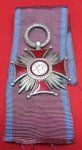 Polish Cross of Merit 2nd Class, Silver With Ribbon