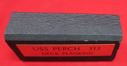 US Post WWII, Deck Planking Section, USS Perch A-313 Submarine — image 3