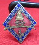 Italo-Hungarian WWII Era Patriotic Badge, Lorioli Milano