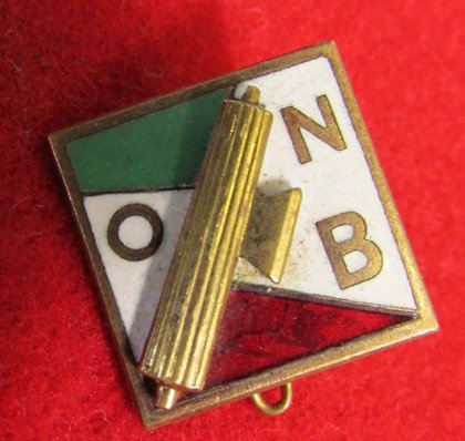  Italian WWII Fascist Party Youth Badge, ONB, Pinback — image 3