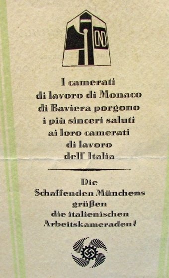  Italian WWII Fascist OND Lapel Badge, Black — image 4