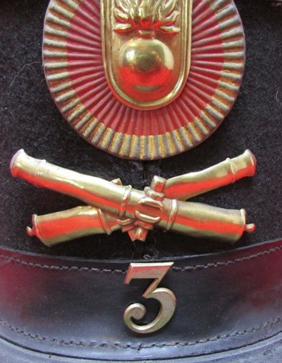  Swiss, 19th Century Shako, 3rd Artillery — image 3