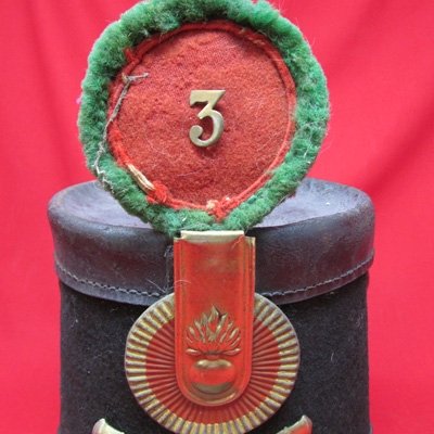  Swiss, 19th Century Shako, 3rd Artillery — image 4