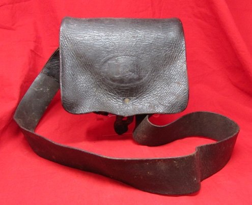  US Civil War M1864 Cartridge Box and Leather Sling — image 2