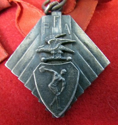  Italian, WWII Pair of Sports Medals & Ribbon — image 4
