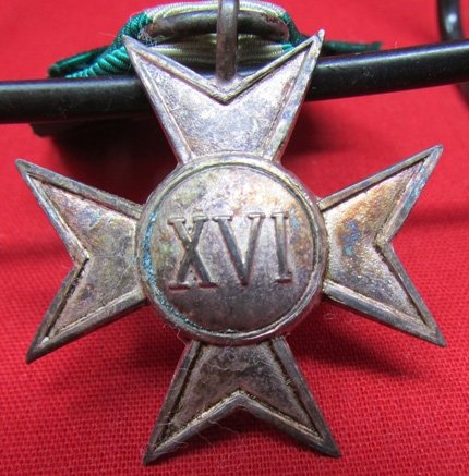  Italy, Royal Army Long Service Medal, XVI, Silver — image 4