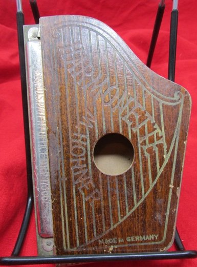  German 1930's Hohner Harmonica, 'Harmonette' Harp-Shaped — image 2