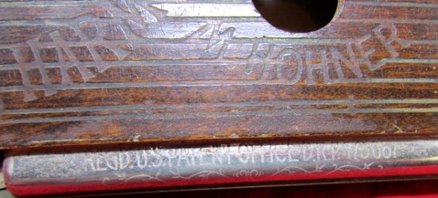  German 1930's Hohner Harmonica, 'Harmonette' Harp-Shaped — image 4