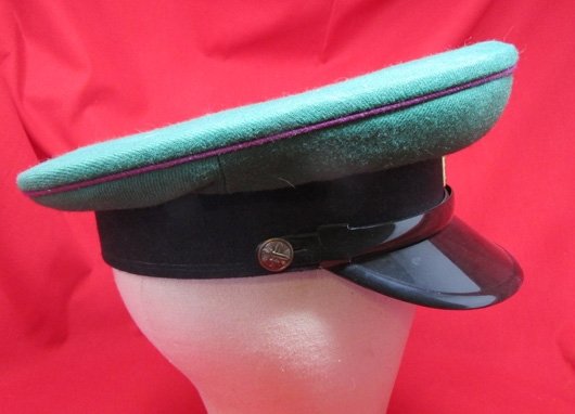  Czech, Cold War Era, Border Guard Visor Hat, Size 54 — image 4