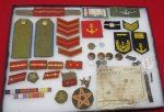 Japanese WWII 41 Piece Insignia Lot