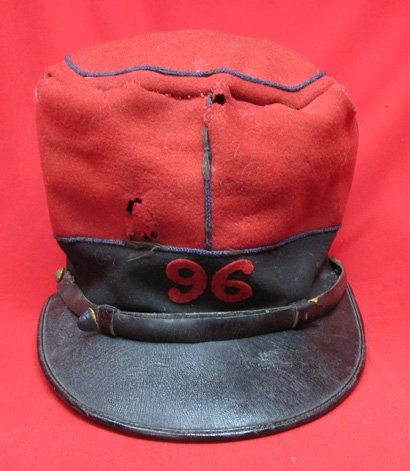  French Pre WWI, Private Purchase Enlisted Kepi, 96th Regiment — image 2