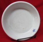 Japanese WWII Army Ceramic Dinner Bowl