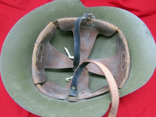  Spanish M1934 Steel Helmet, Elbar, Complete. Spanish Civil War Era — image 5