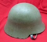 Spanish M1934 Steel Helmet, Elbar, Complete. Spanish Civil War Era