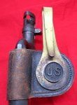 US Indian Wars M1873 4570 Bayonet, Brass Hook Scabbard