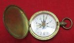 US WWI-WWII Pocket Watch Type Compass, Brass, U.S.C.E.