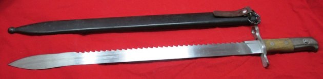  Swiss M1914 Pioneer Bayonet Scabbard Sawback 47507 — image 7