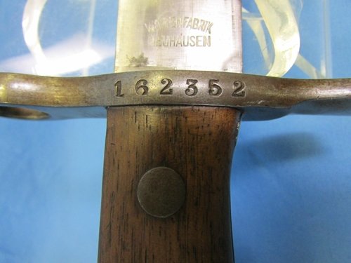  Swiss M1911 Pioneer Bayonet, Sawback, Waffenfabrik Neuhausen — image 6