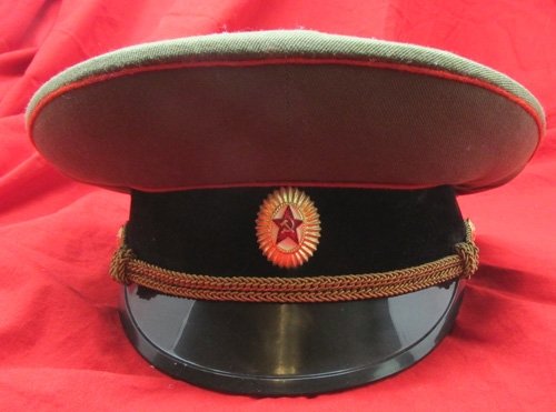  Soviet Cold War Era, Armored Officers Visor Hat, 1988 — image 2