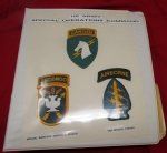 US Army Special Ops Cmd, DUI, Collection, 65 Pieces