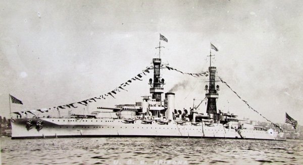  US Pre WWII Post Card Lot,  USS Arizona & USS Nevada — image 3