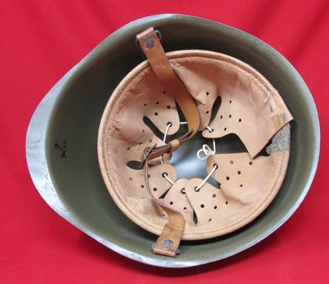  Czech, Cold War Era Steel Helmet, Complete — image 4