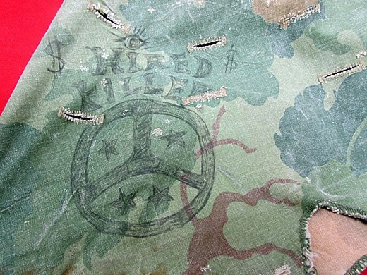  US Grenada Invasion Era, Mitchell Pattern Helmet Cover, 'Hired Killers' — image 3