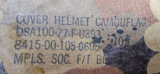  US Grenada Invasion Era, Mitchell Pattern Helmet Cover, 'Hired Killers' — image 6