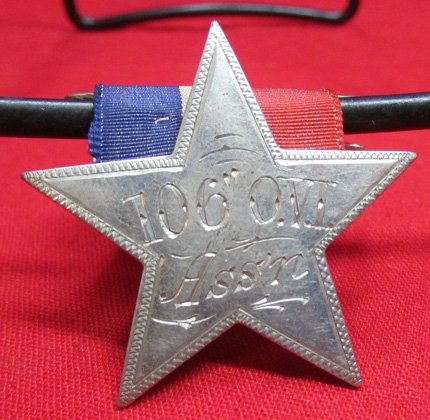  US Civil War Identified Grouping, Company C, 106th OVI, 9 Pieces & Research — image 9