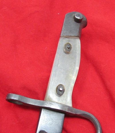  Japanese WWII Type 30 Bayonet & Scabbard, Kokura Mfg. GI Plexiglas Grips — image 5